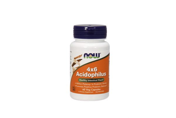 NOW Acidophilus 4×6, 60 капсули