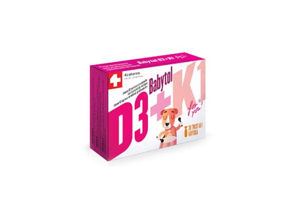 Babytol D3 + K1, 30 капсули