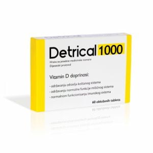 Detrical 1000iu, 60tableti
