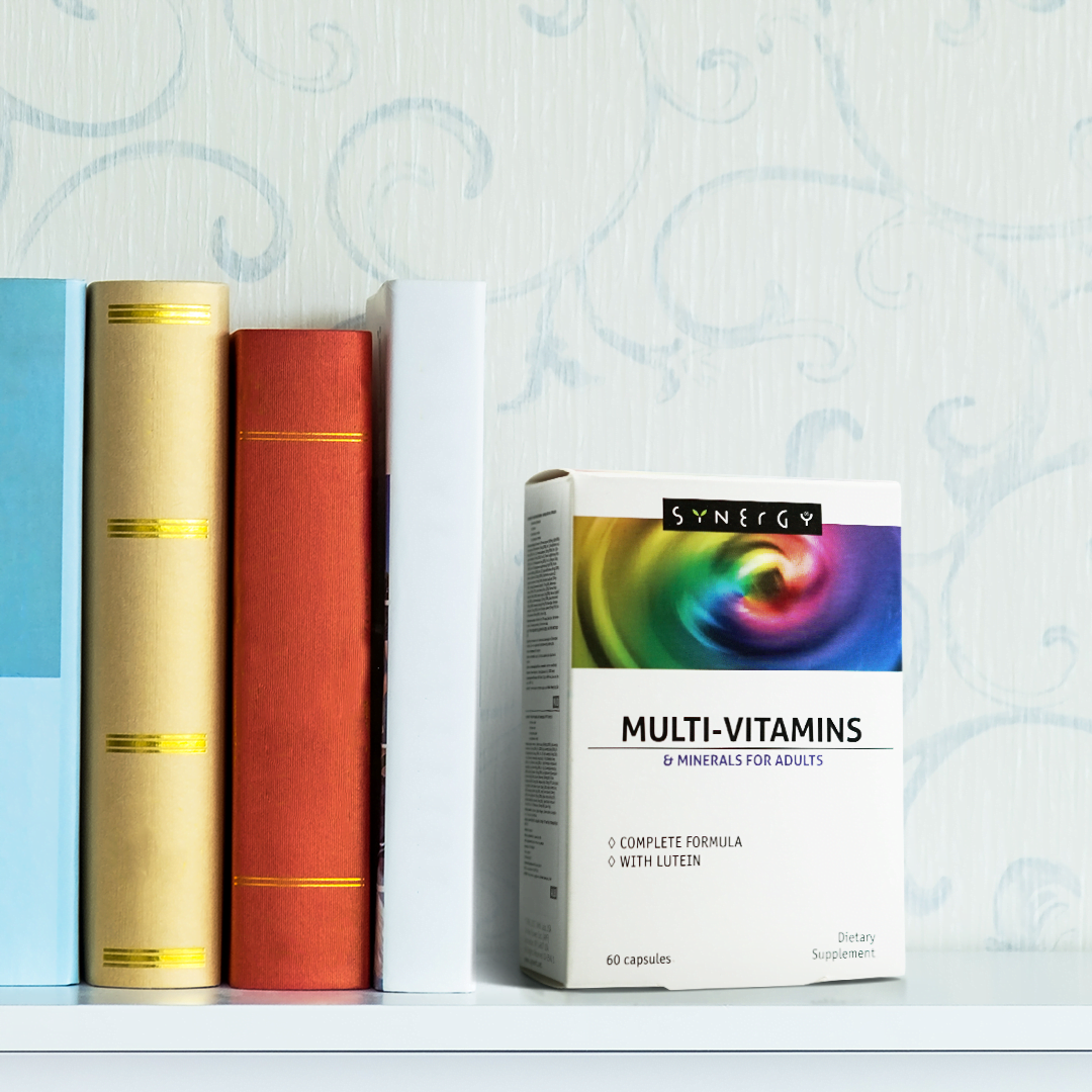 SYNERGY MULTIVITAMINS & MINERALS WITH LUTEIN, 60 капсули 24 Часа Аптека