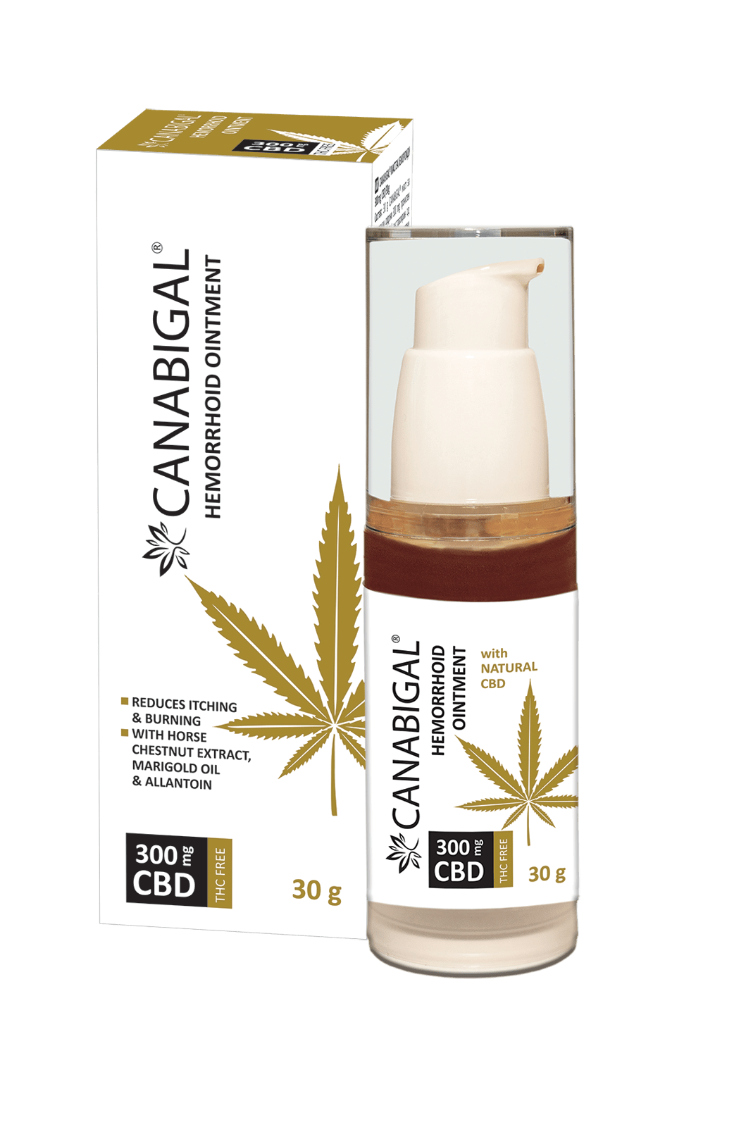 CANABIGAL маст за хемороиди 300 mg CBD/30g