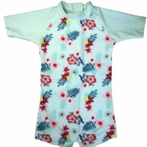 BANZ Едноделни костими 50+UPF заштита , Mint Floral