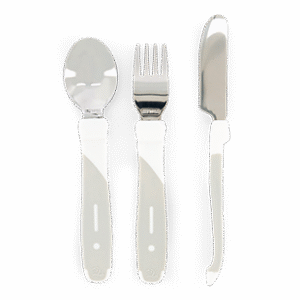 Twistshake Прибор за јадење од нерѓосувачки челик 12м+