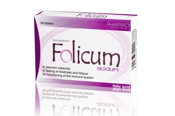FOLICUM ACIDUM 0.4MG, 30 KAPSULI
