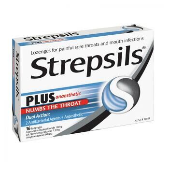 STREPSILS PLUS x 16 пастили