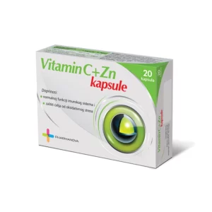 VITAMIN C+ZN kapsuli 20 x (300+10)mg