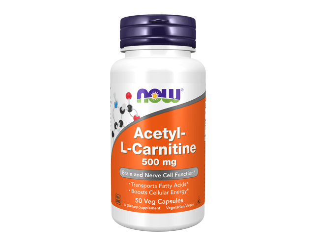 Now Acetyl-L-Carnitine 500mg