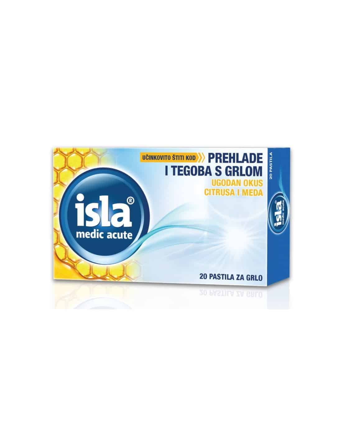 Isla Medic Acute citrus&med пастили за грло
