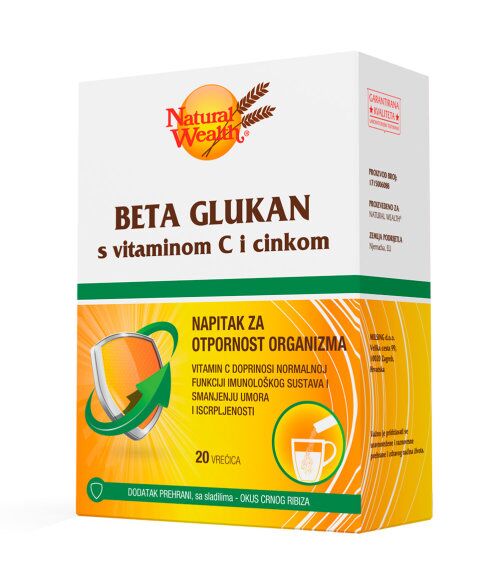 Beta glukan+Vitamin C+cink